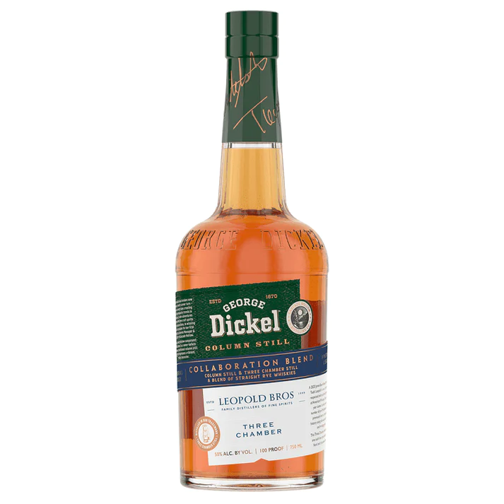 George Dickel x Leopold Bros. Column Still & Three Chamber Collaboration Blend Rye Whiskey